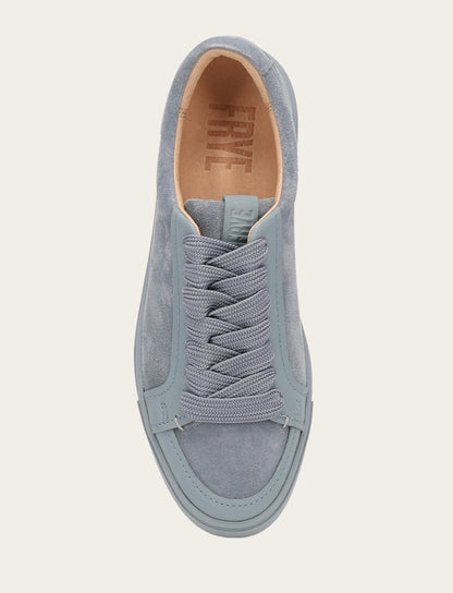 Frye Deals | Women's Steel Blue Ivy Court Low Lace Sneakers