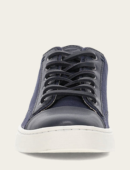 Frye Popular | Women's Navy Ivy Canvas Low Lace Sneakers