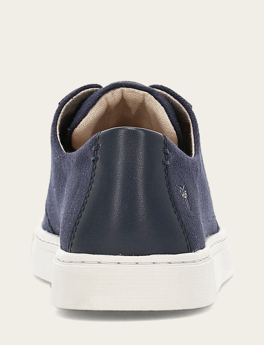 Frye Popular | Women's Navy Ivy Canvas Low Lace Sneakers