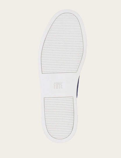 Frye Popular | Women's Navy Ivy Canvas Low Lace Sneakers
