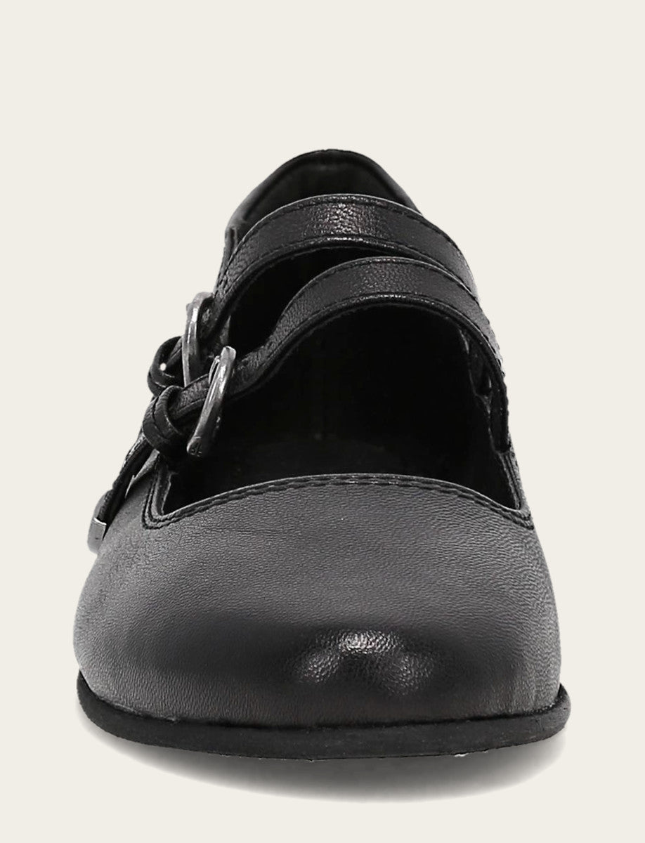 Frye Premium | Women's Black Carson Multi Mary Jane Flats