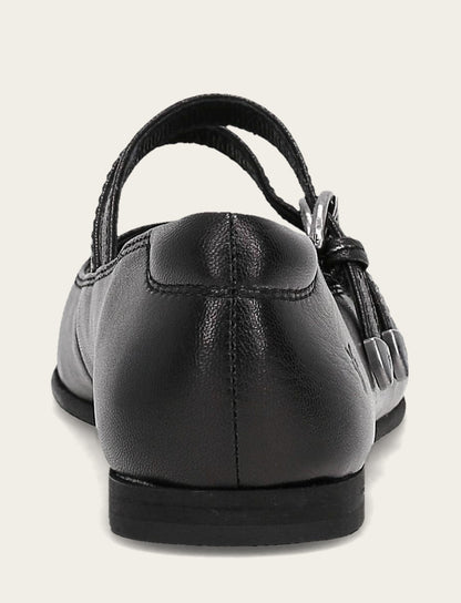 Frye Premium | Women's Black Carson Multi Mary Jane Flats