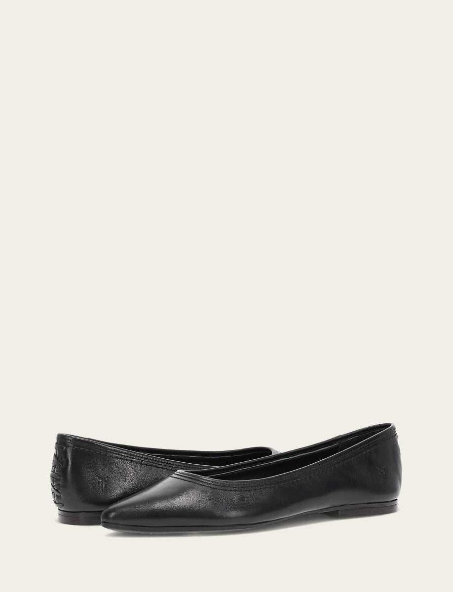 Frye Special Offer | Women's Black Heather Ballet Flats