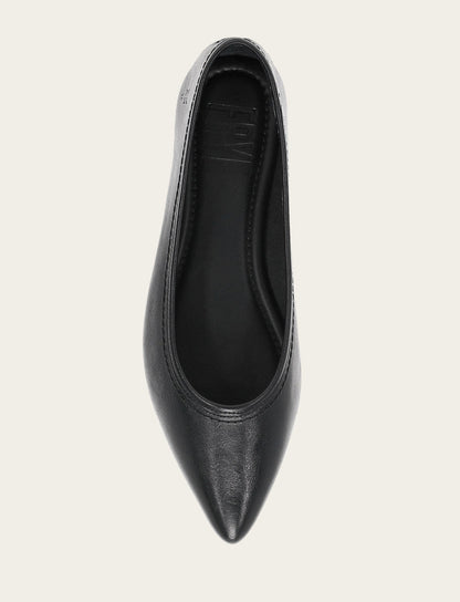 Frye Special Offer | Women's Black Heather Ballet Flats