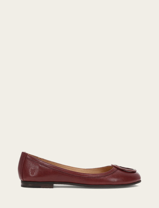 Frye Sale | Women's Cranberry Carson Logo Ballet Shoe