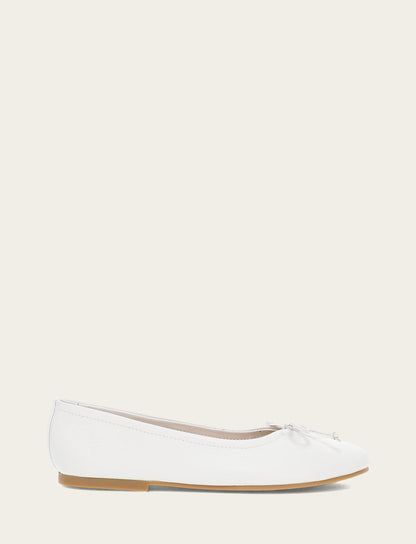 Frye Sale | Women's White Emma Ballet Flats