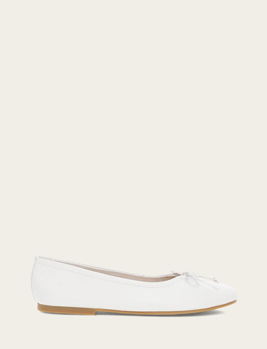 Frye Sale | Women's White Emma Ballet Flats