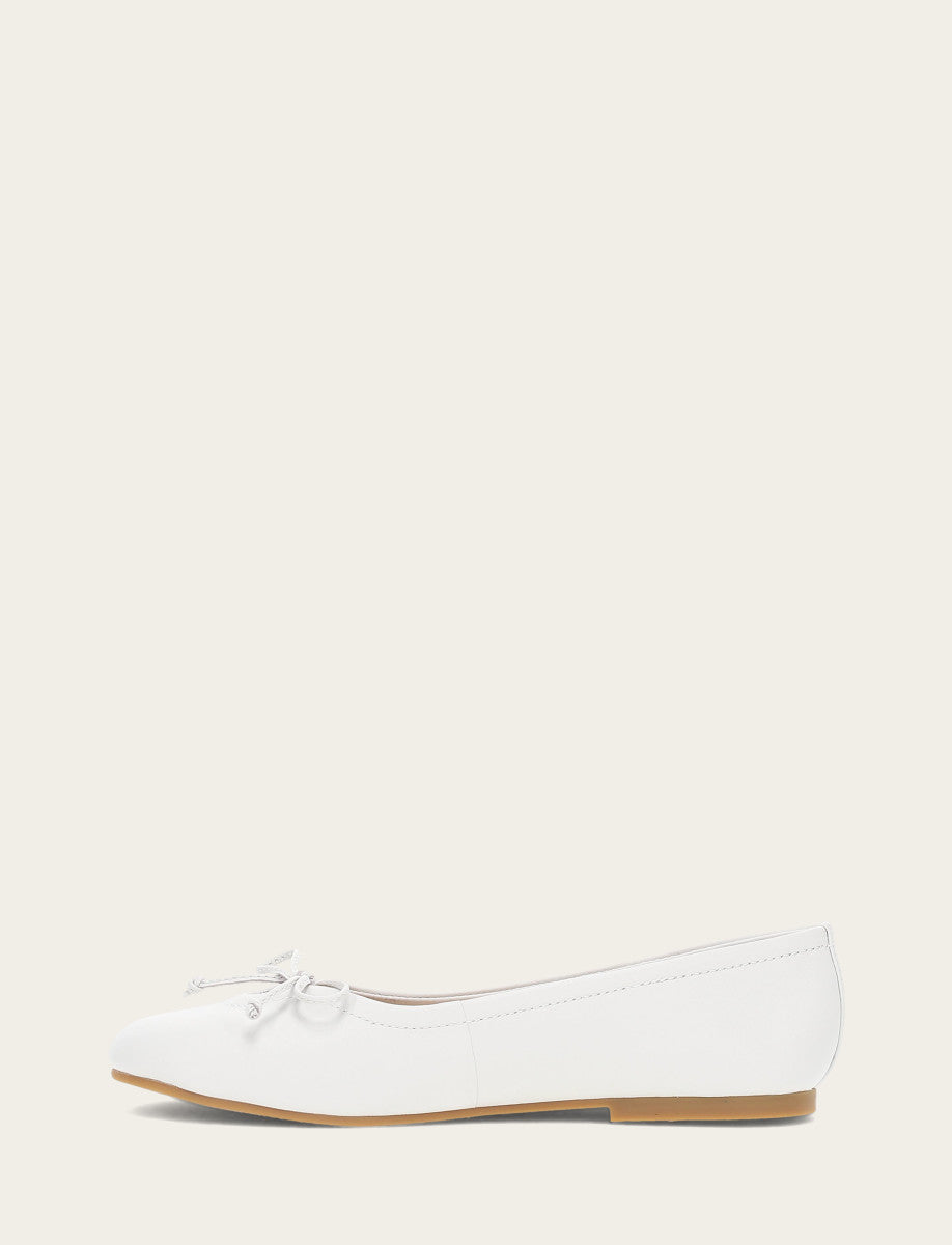 Frye Sale | Women's White Emma Ballet Flats
