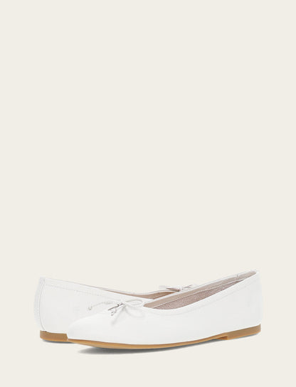 Frye Sale | Women's White Emma Ballet Flats