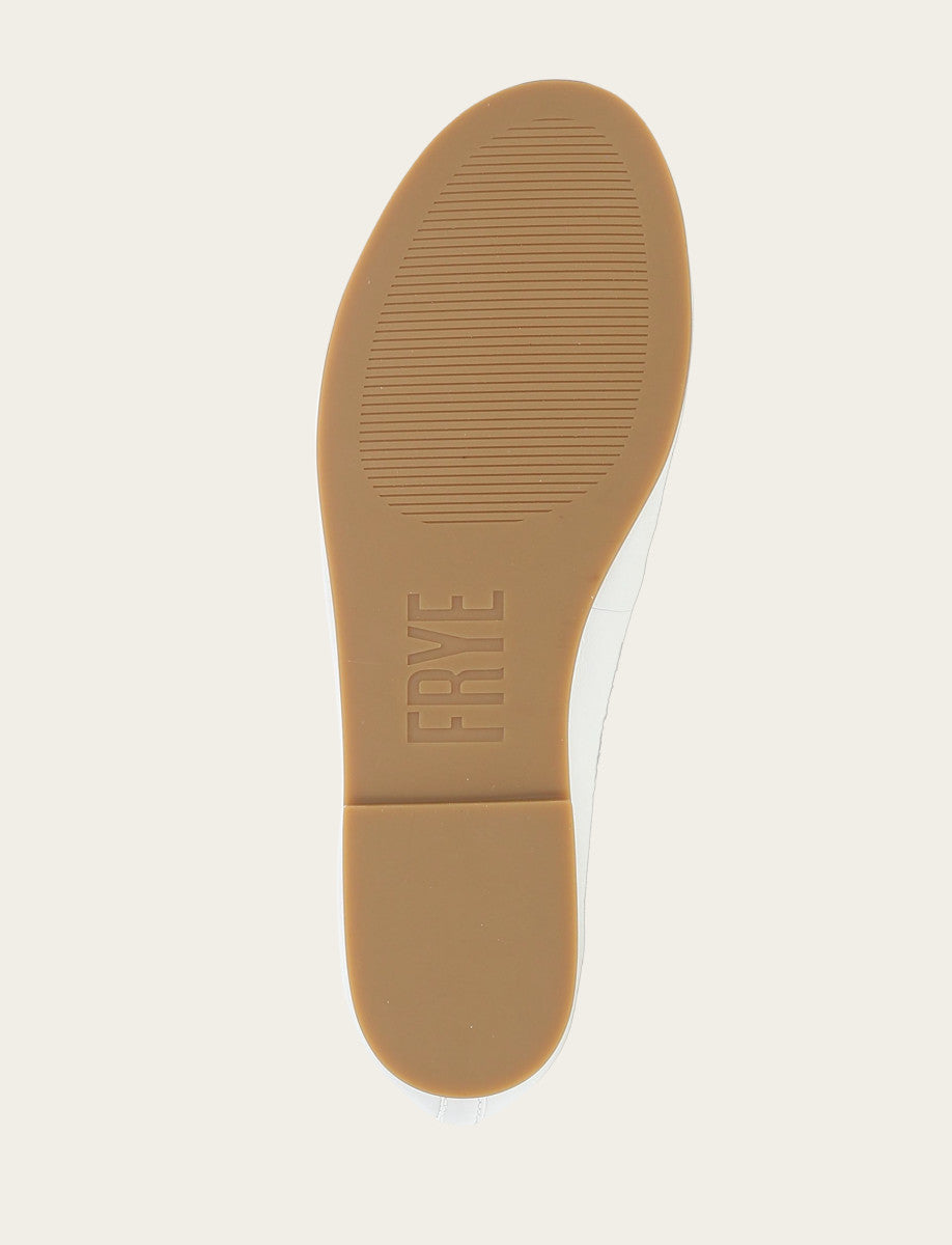 Frye Sale | Women's White Emma Ballet Flats