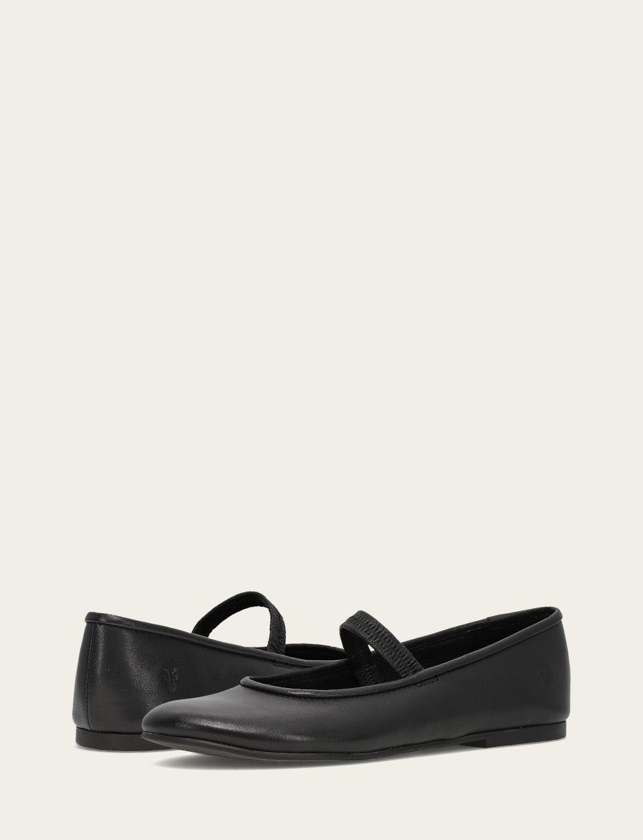 Frye Popular | Women's Black Emma Elastic Mary Jane Shoe