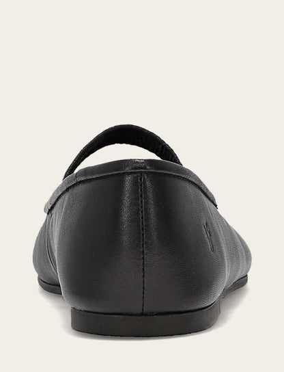 Frye Popular | Women's Black Emma Elastic Mary Jane Shoe