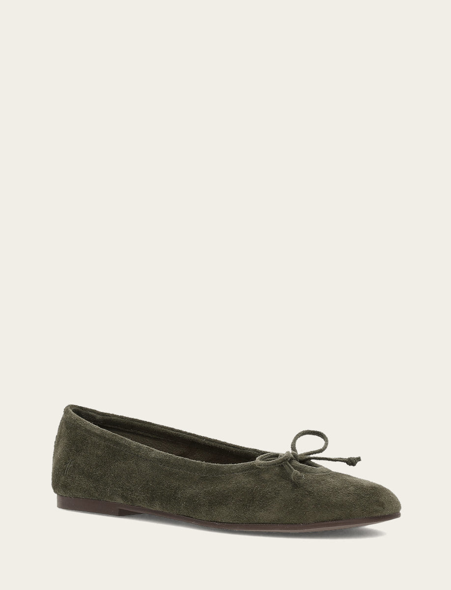 Frye Great Value | Women's Dark Olive Emma Ballet Shoe