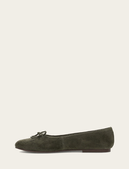 Frye Great Value | Women's Dark Olive Emma Ballet Shoe