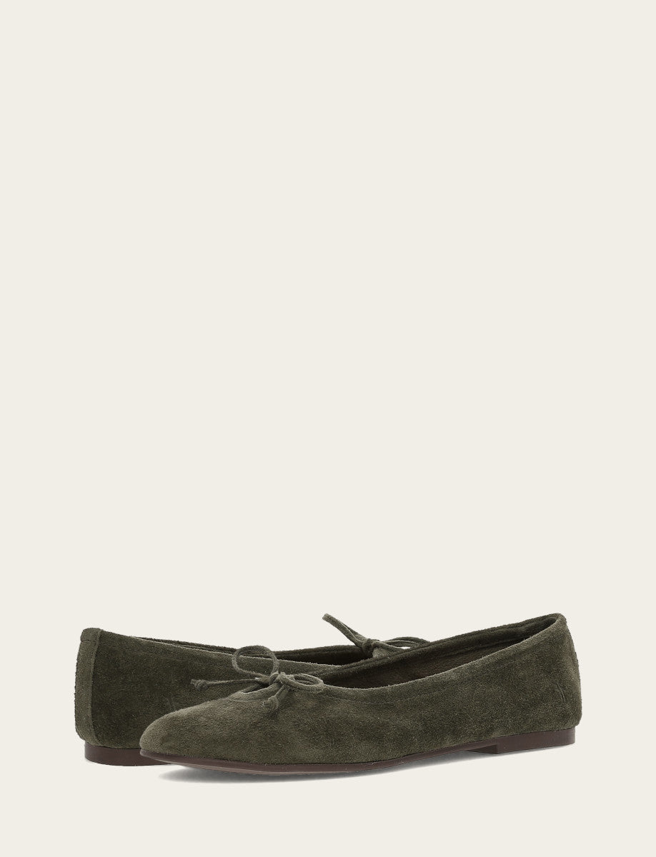 Frye Great Value | Women's Dark Olive Emma Ballet Shoe