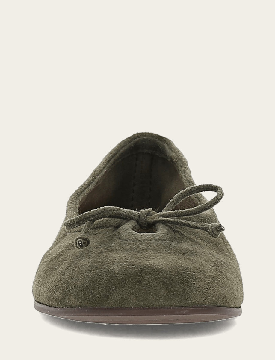 Frye Great Value | Women's Dark Olive Emma Ballet Shoe
