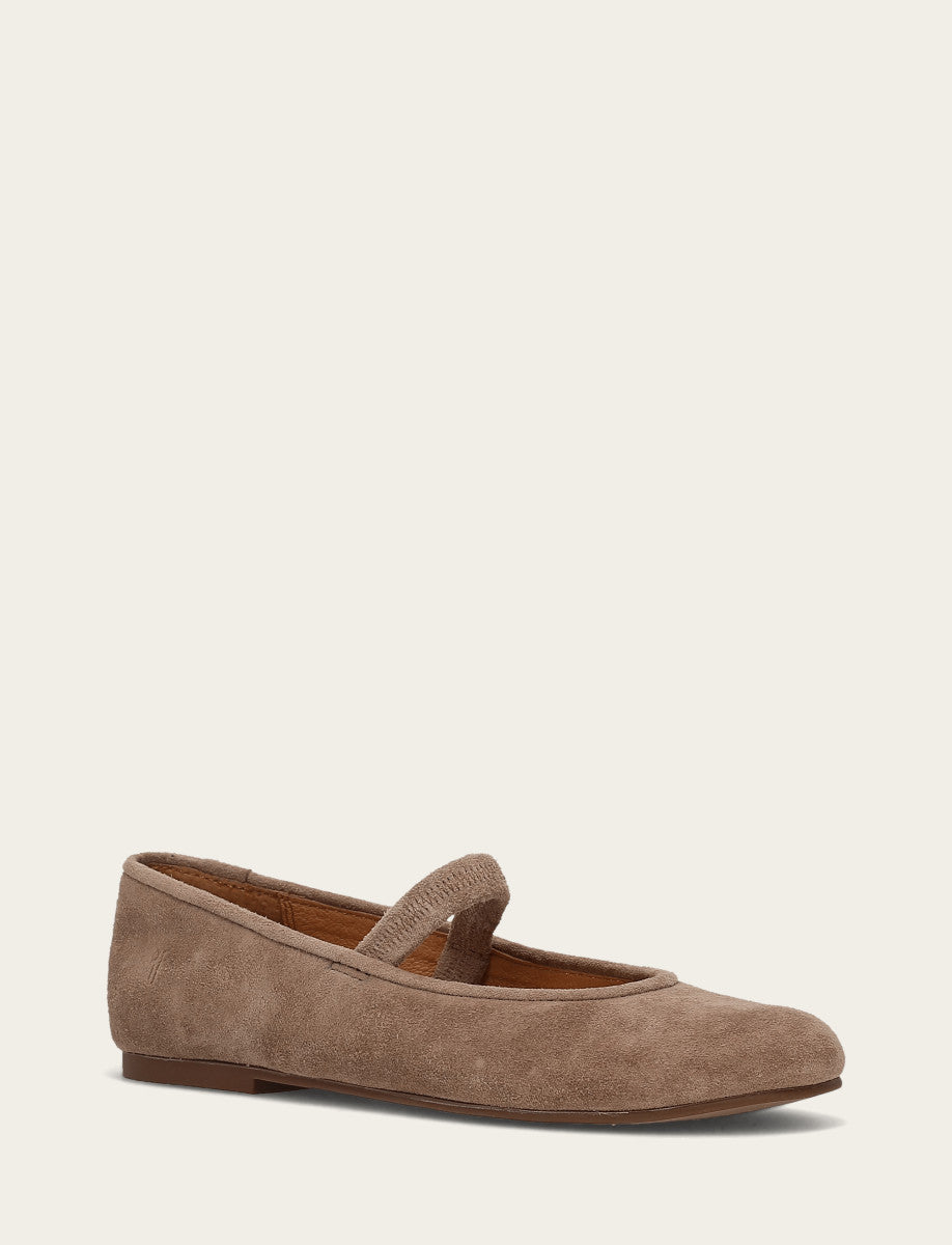 Frye Everyday | Women's Dark Taupe Emma Elastic Mary Jane Shoe