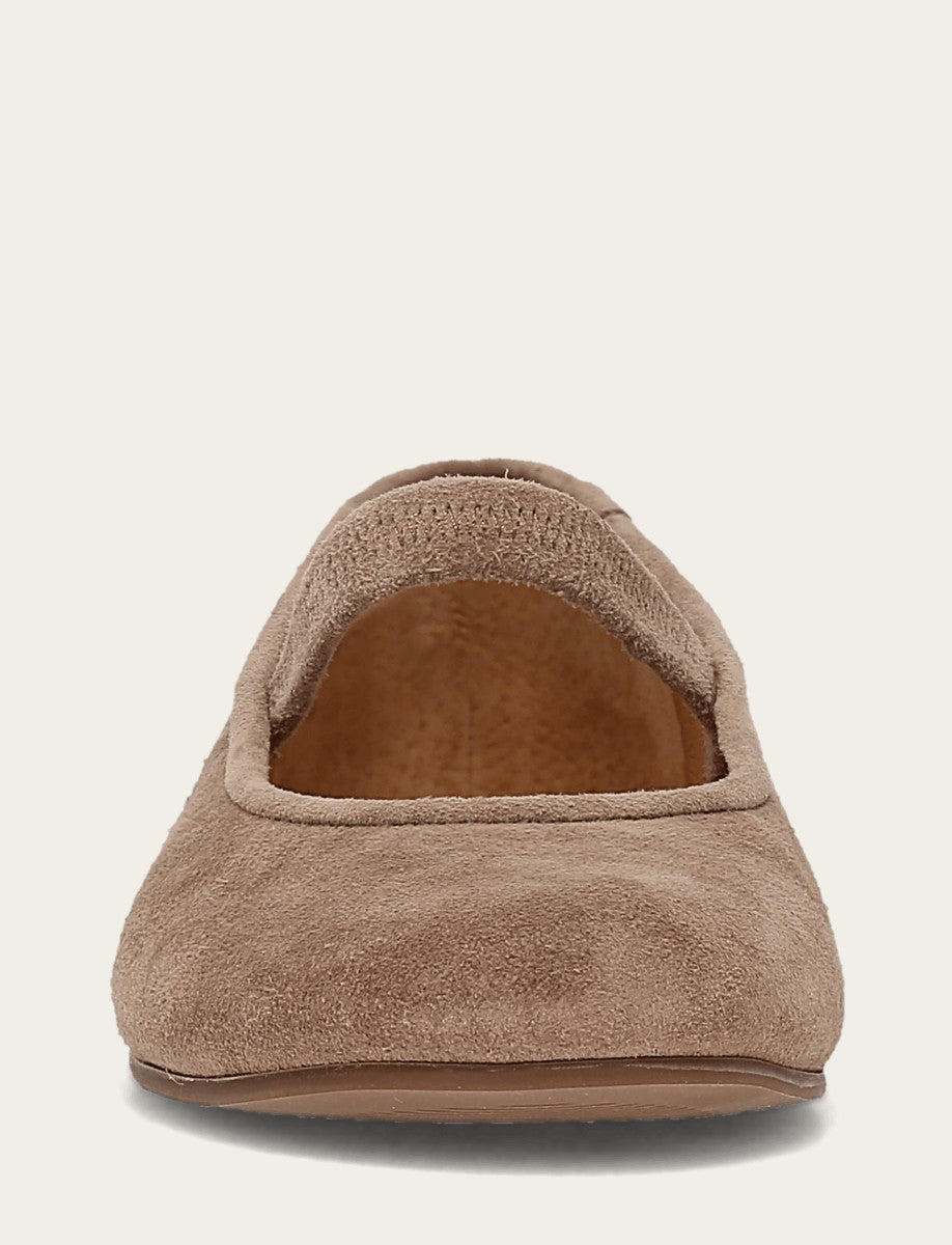 Frye Everyday | Women's Dark Taupe Emma Elastic Mary Jane Shoe