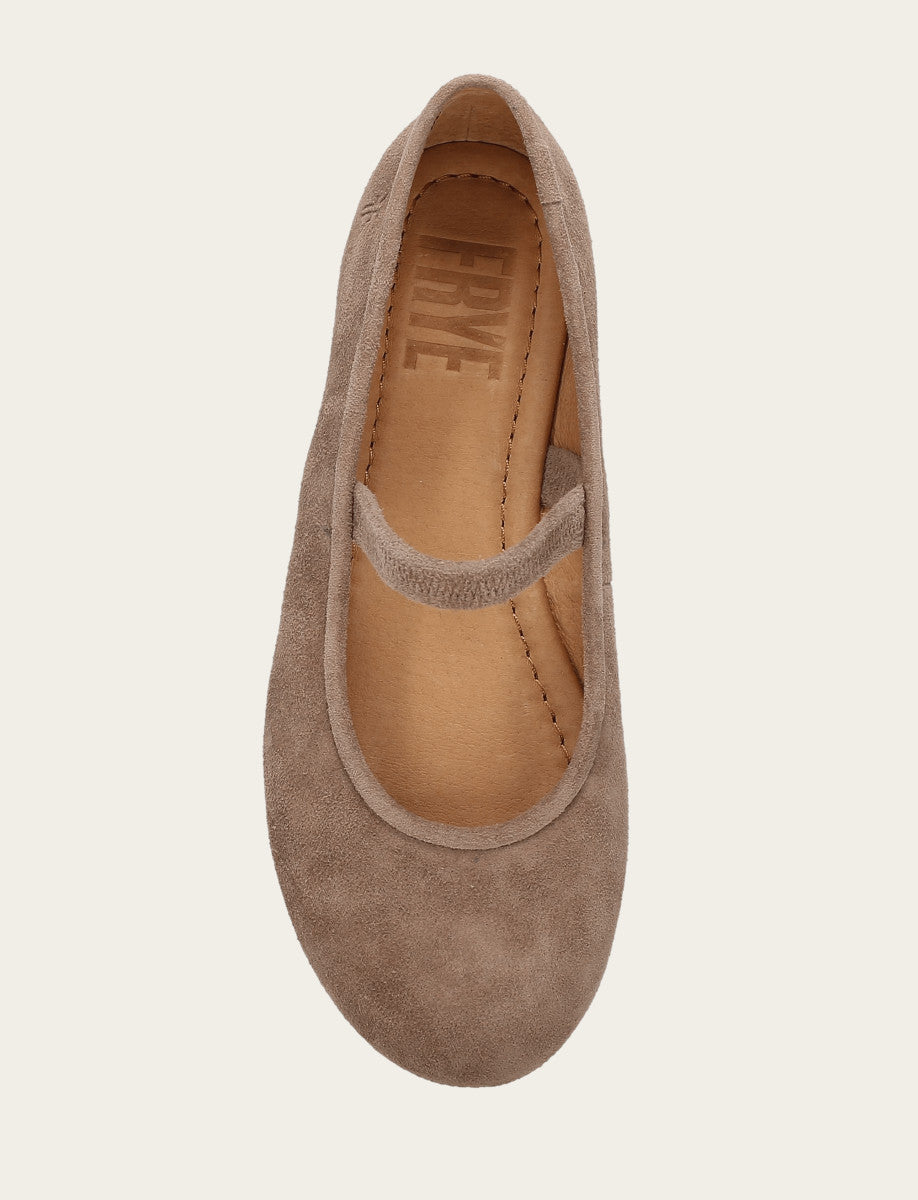 Frye Everyday | Women's Dark Taupe Emma Elastic Mary Jane Shoe