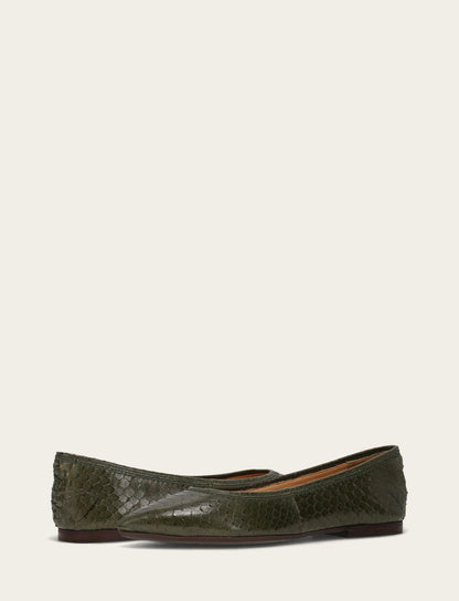 Frye New | Women's Dark Olive Heather Ballet Shoe