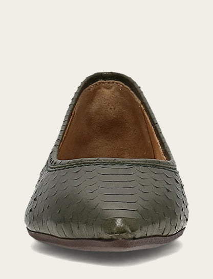 Frye New | Women's Dark Olive Heather Ballet Shoe