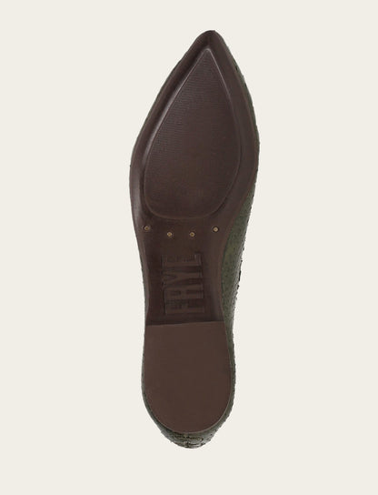Frye New | Women's Dark Olive Heather Ballet Shoe
