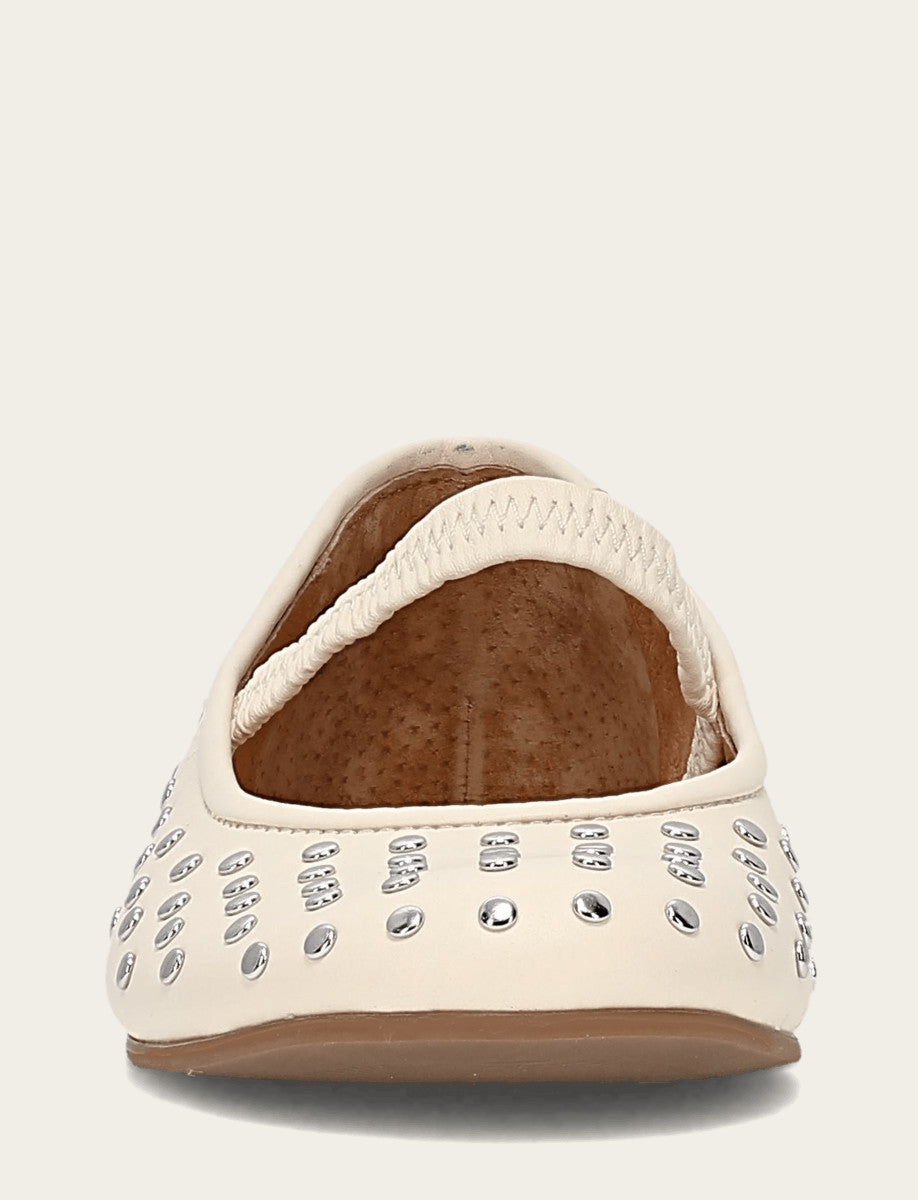 Frye Sale | Women's Ecru Emma Studded Mary Jane Shoe