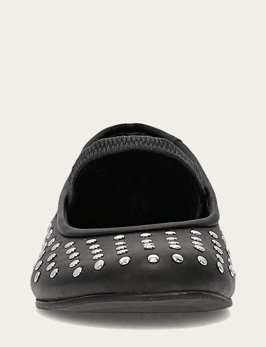 Frye Smart Buy | Women's Black Emma Studded Mary Jane Shoe
