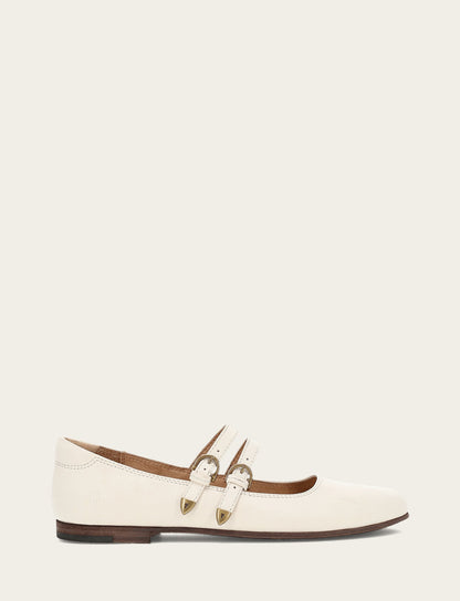 Frye Trusted | Women's Ecru Carson Multi Mary Jane Shoe