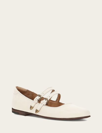 Frye Trusted | Women's Ecru Carson Multi Mary Jane Shoe