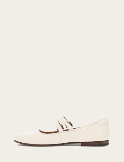 Frye Trusted | Women's Ecru Carson Multi Mary Jane Shoe