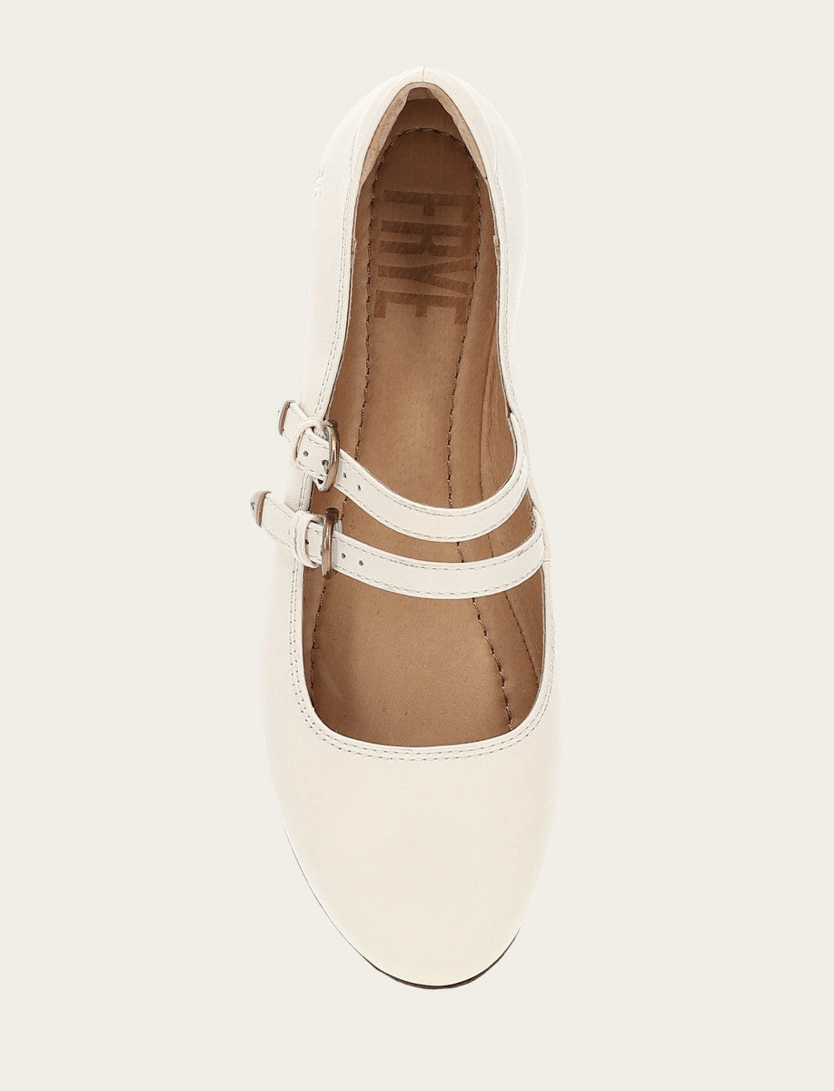 Frye Trusted | Women's Ecru Carson Multi Mary Jane Shoe