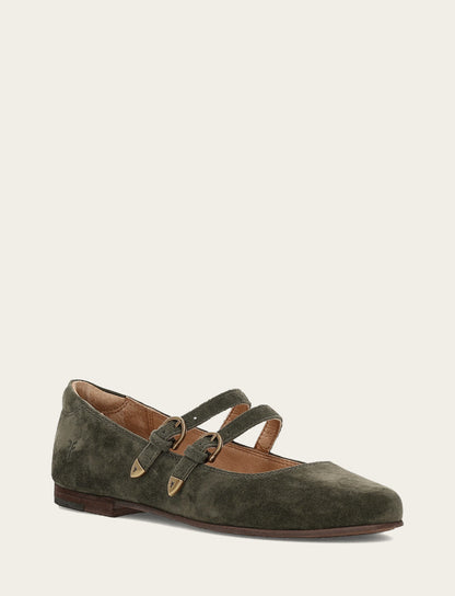 Frye Exclusive | Women's Dark Olive Carson Multi Mary Jane Shoe