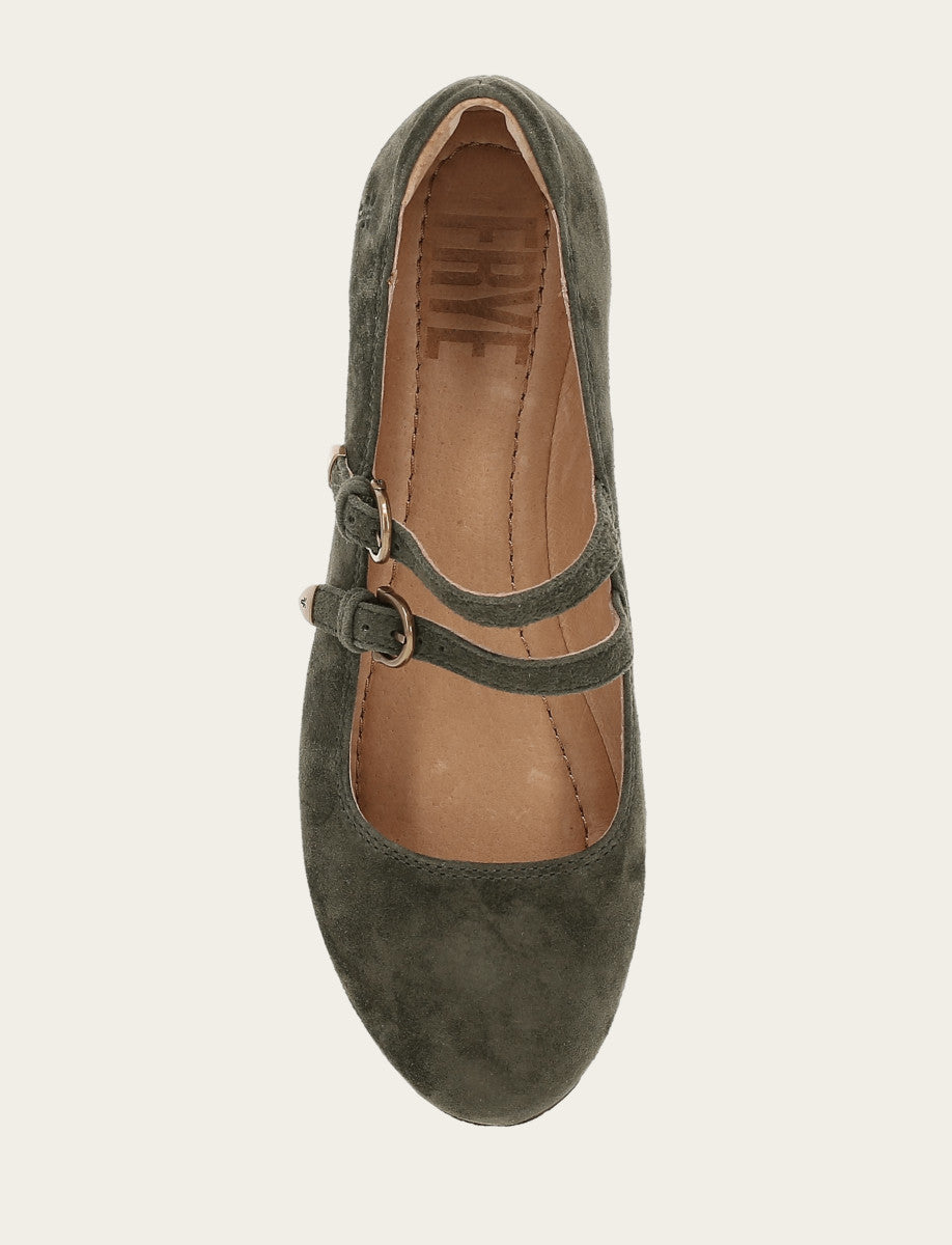 Frye Exclusive | Women's Dark Olive Carson Multi Mary Jane Shoe