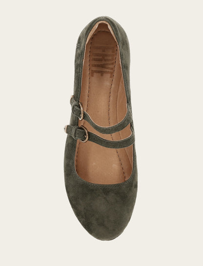 Frye Exclusive | Women's Dark Olive Carson Multi Mary Jane Shoe