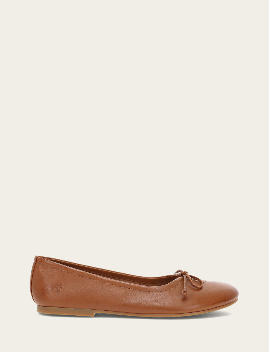 Frye New | Women's Dark Latte Emma Ballet Flats