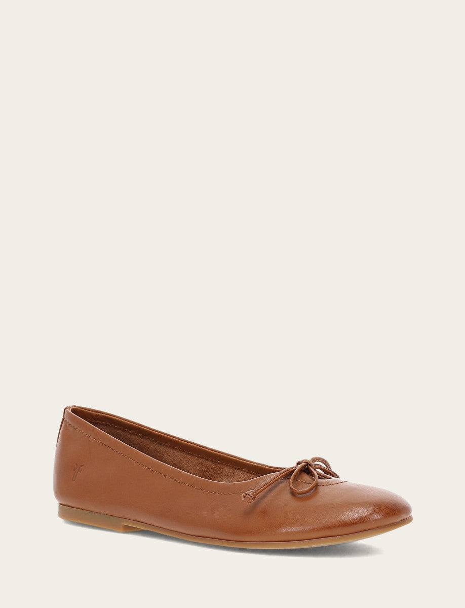 Frye New | Women's Dark Latte Emma Ballet Flats