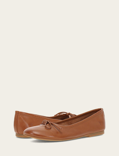 Frye New | Women's Dark Latte Emma Ballet Flats