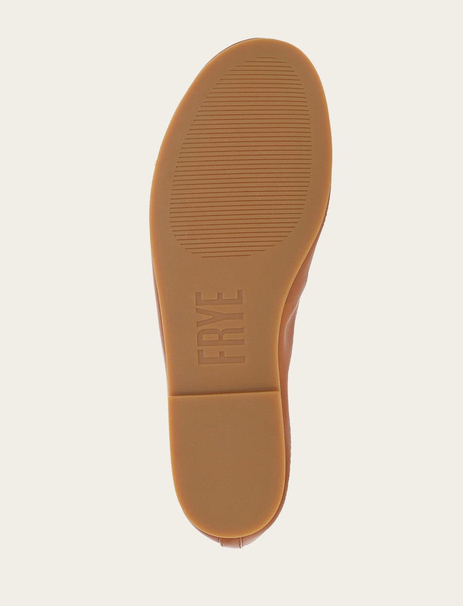 Frye New | Women's Dark Latte Emma Ballet Flats