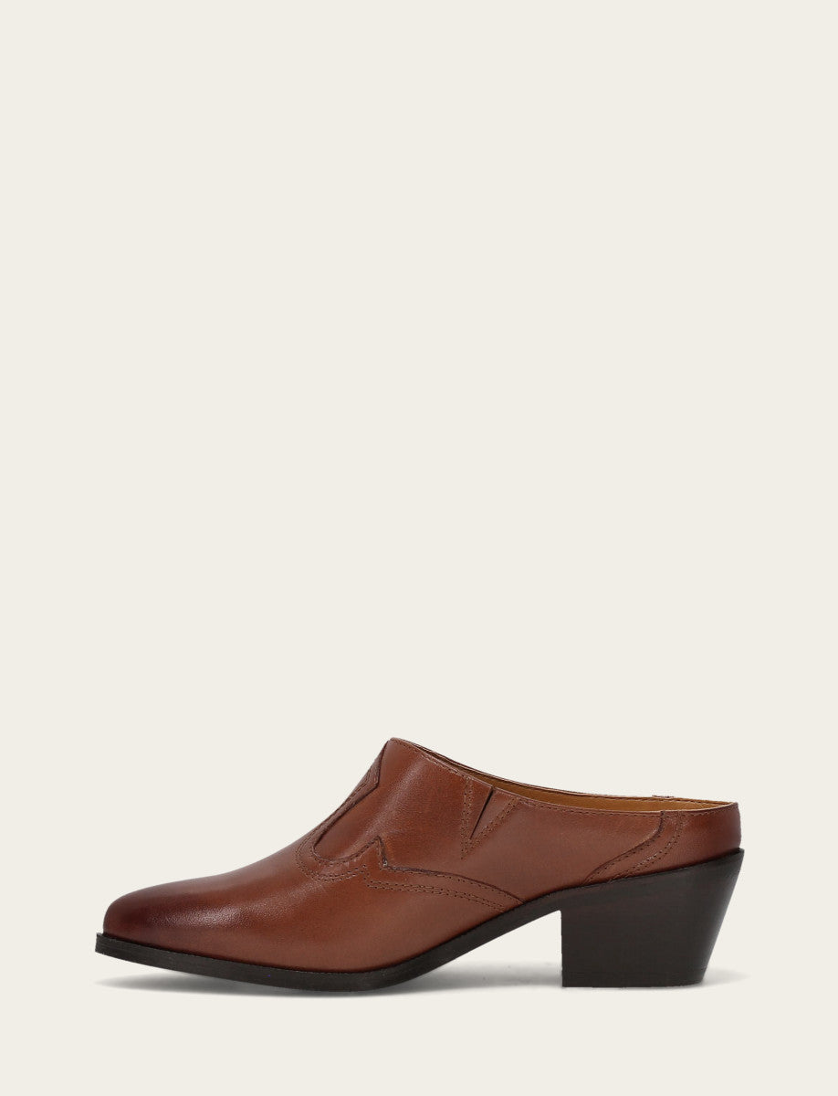 Frye Hot Sale | Women's Brown Luna Mule