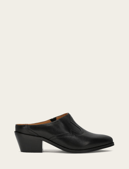 Frye Latest | Women's Black Luna Mule