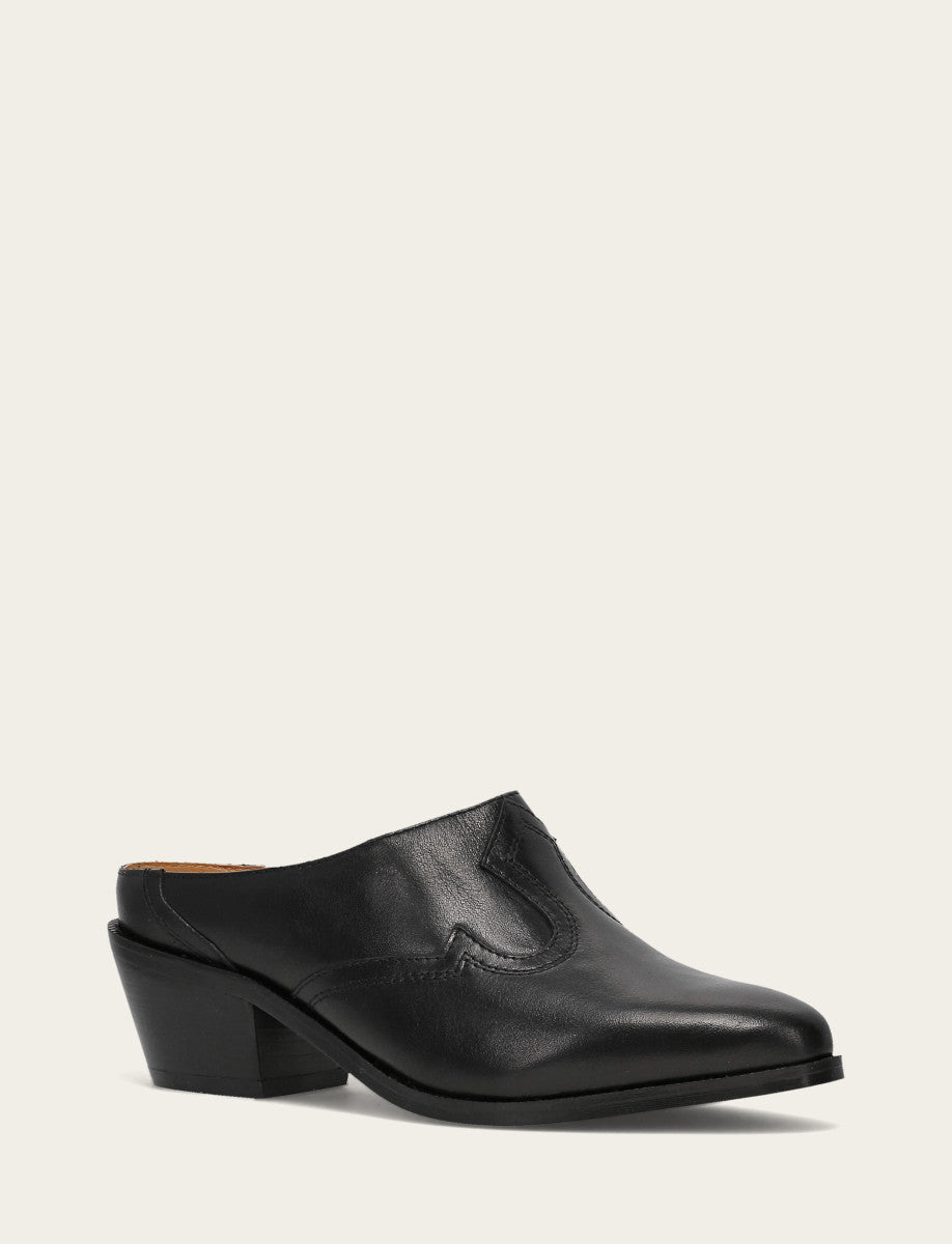 Frye Latest | Women's Black Luna Mule