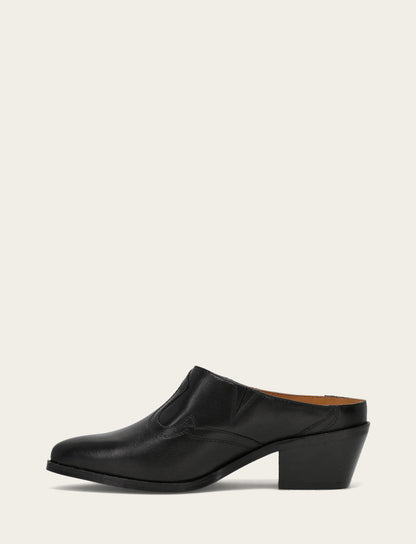 Frye Latest | Women's Black Luna Mule