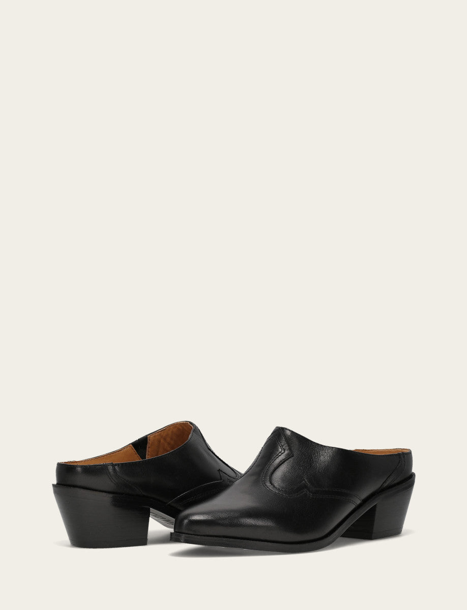 Frye Latest | Women's Black Luna Mule