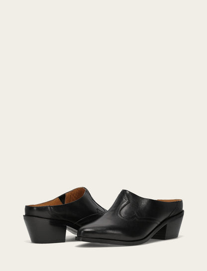 Frye Latest | Women's Black Luna Mule