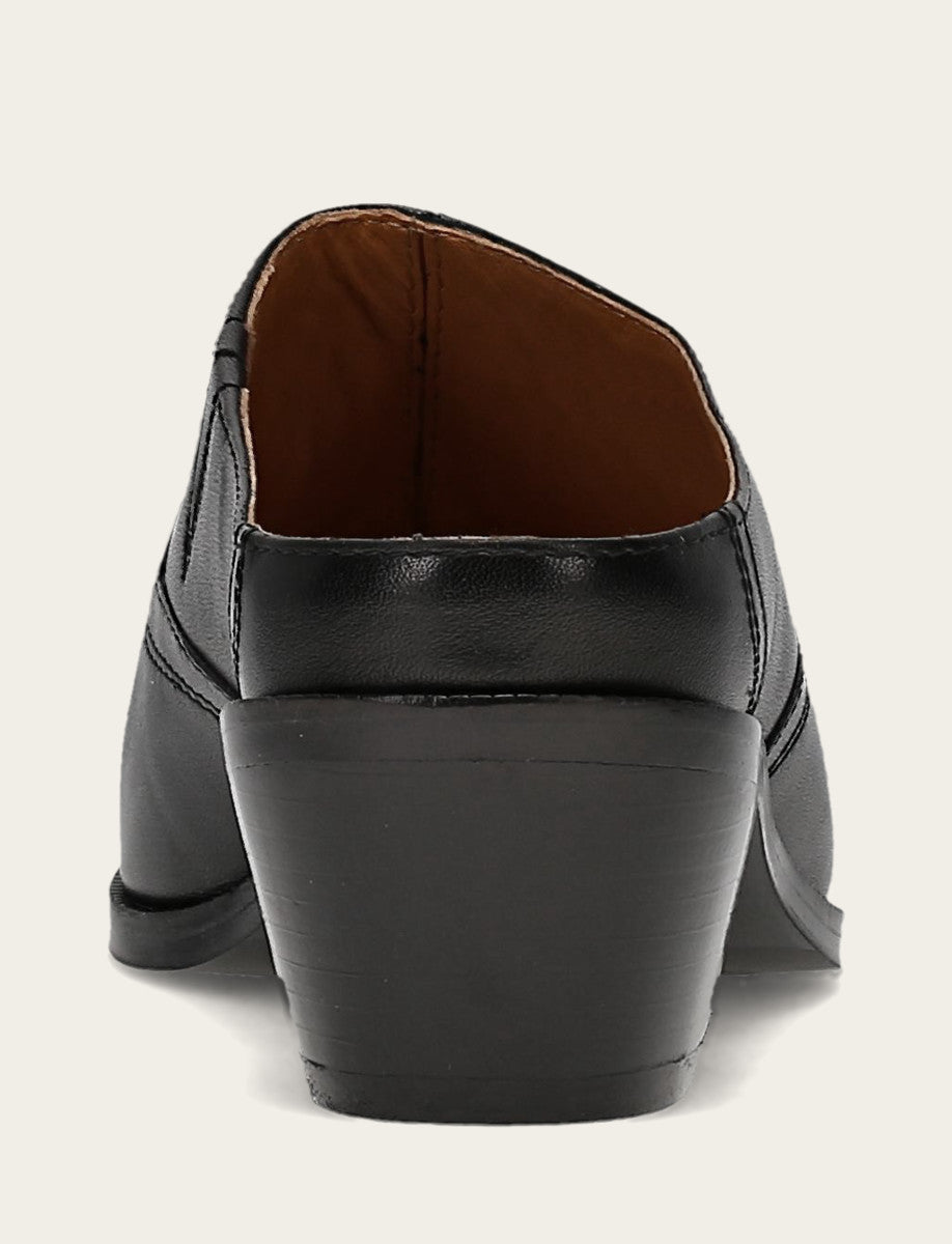 Frye Latest | Women's Black Luna Mule