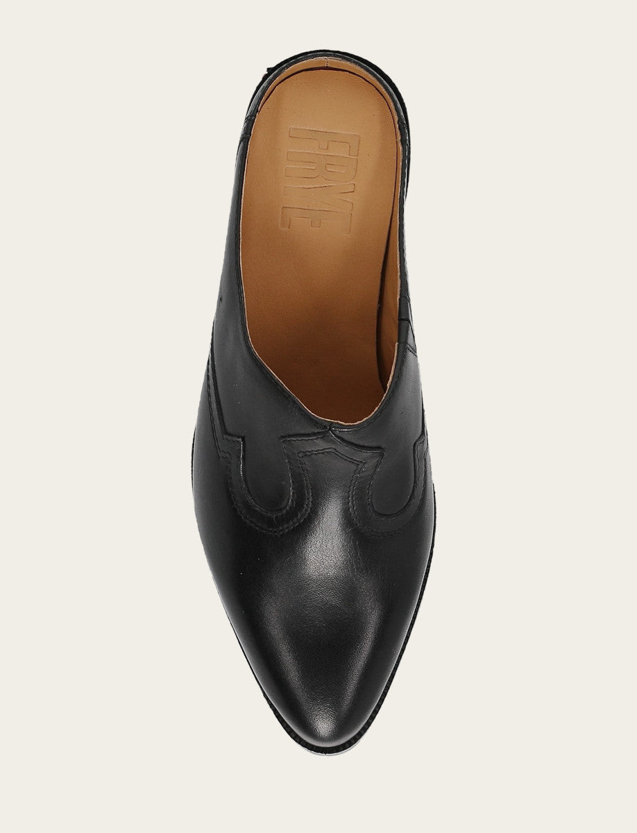 Frye Latest | Women's Black Luna Mule