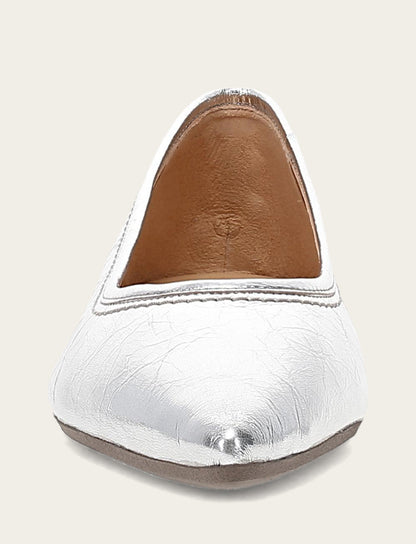 Frye Special Offer | Women's Silver Heather Ballet Flats