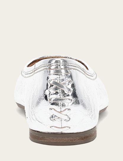 Frye Special Offer | Women's Silver Heather Ballet Flats
