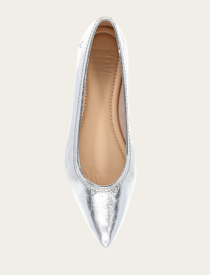 Frye Special Offer | Women's Silver Heather Ballet Flats